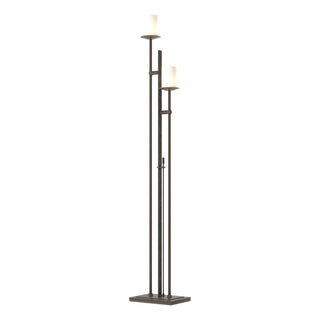 Buy dark-smoke-with-opal-glass-gg-glass Rook Floor Lamp by Hubbardton Forge
