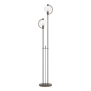 Buy bronze-with-clear-glass-zm-glass Pluto Floor Lamp by Hubbardton Forge