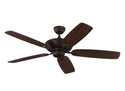 Colony Outdoor (Damp) Ceiling Fan (Light Kit Available) by Generation Lighting