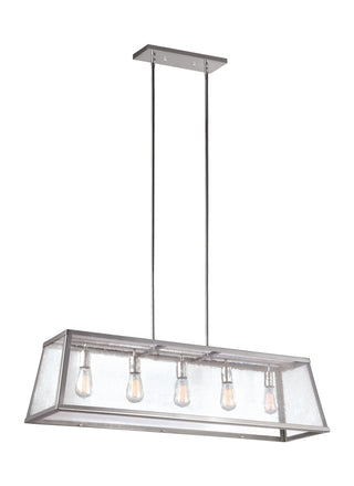 Buy polished-nickel Harrow Outdoor (Damp) Chandelier by Visual Comfort Studio