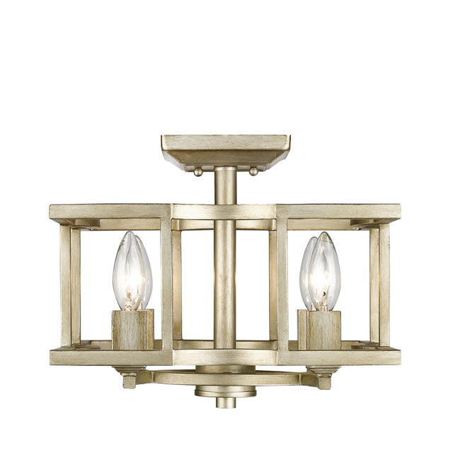 Bellare Outdoor (Damp) Semi Flush Mount Light by Golden