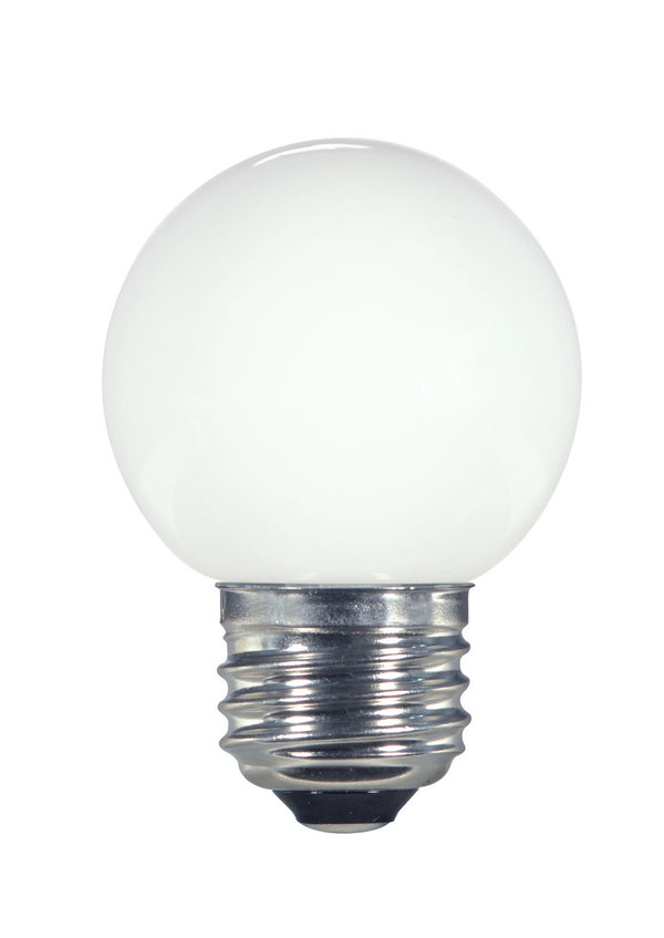 Globe 1 Watt E26 G16.5 120V Outdoor (Wet)LED 2700k Light Bulb by Satco