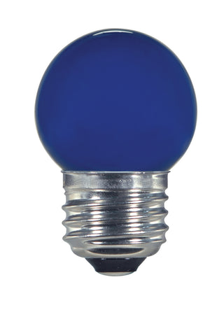 Buy ceramic-blue Satco Globe Outdoor (Wet) Light Bulb