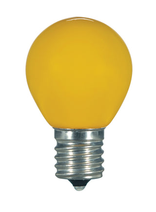 Buy ceramic-yellow Satco Globe Outdoor (Wet) Light Bulb