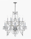 Traditional Crystal Outdoor (Damp) Chandelier by Crystorama
