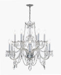 Traditional Crystal Outdoor (Damp) Chandelier by Crystorama