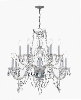 Buy polished-chrome Traditional Crystal Outdoor (Damp) Chandelier by Crystorama