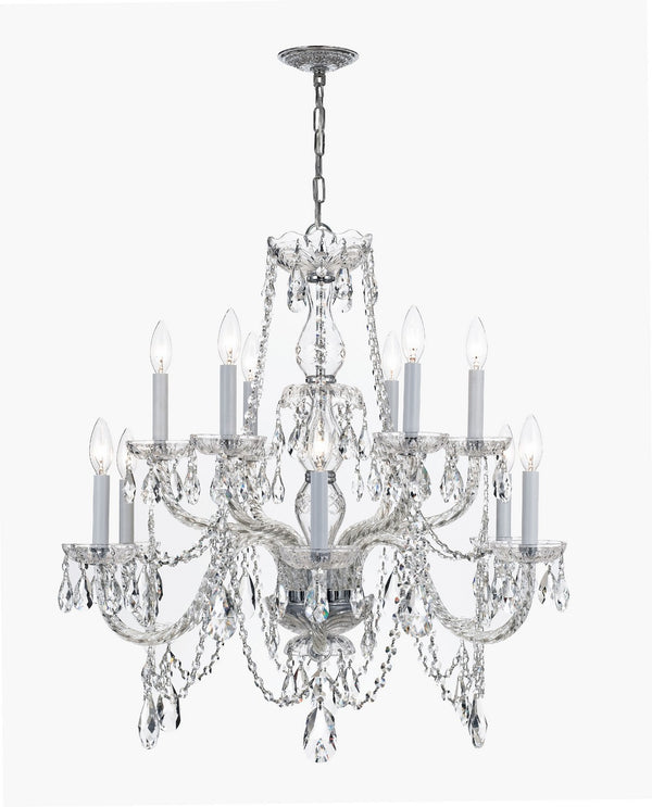 Traditional Crystal Outdoor (Damp) Chandelier by Crystorama