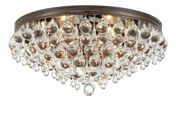 Calypso Outdoor (Damp) Flush Mount Ceiling Light by Crystorama