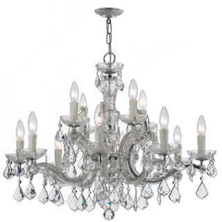 Buy polished-chrome Maria Theresa Outdoor (Damp) Chandelier by Crystorama