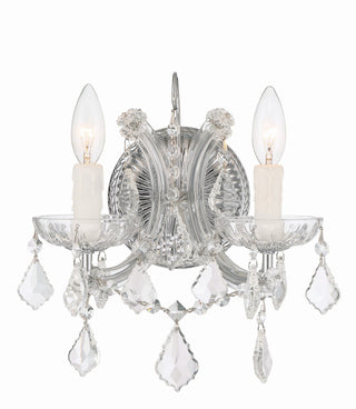Buy polished-chrome Maria Theresa Wall Sconce by Crystorama
