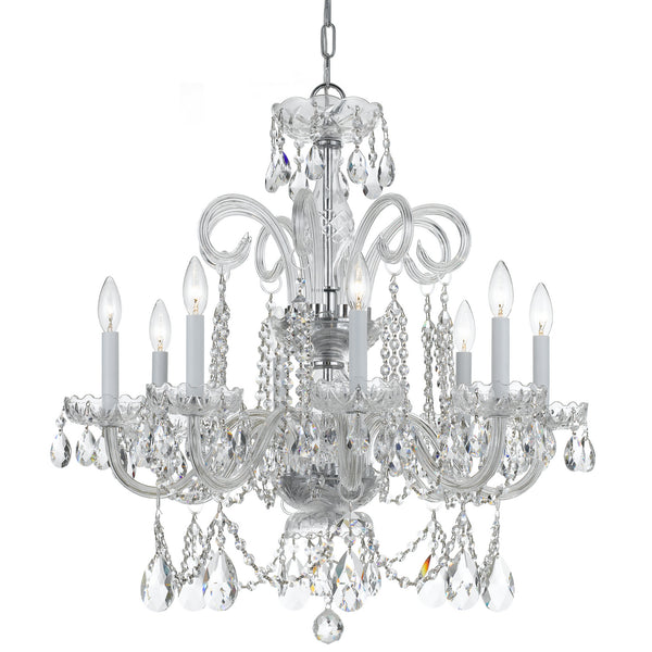 Traditional Crystal Outdoor (Damp) Chandelier by Crystorama