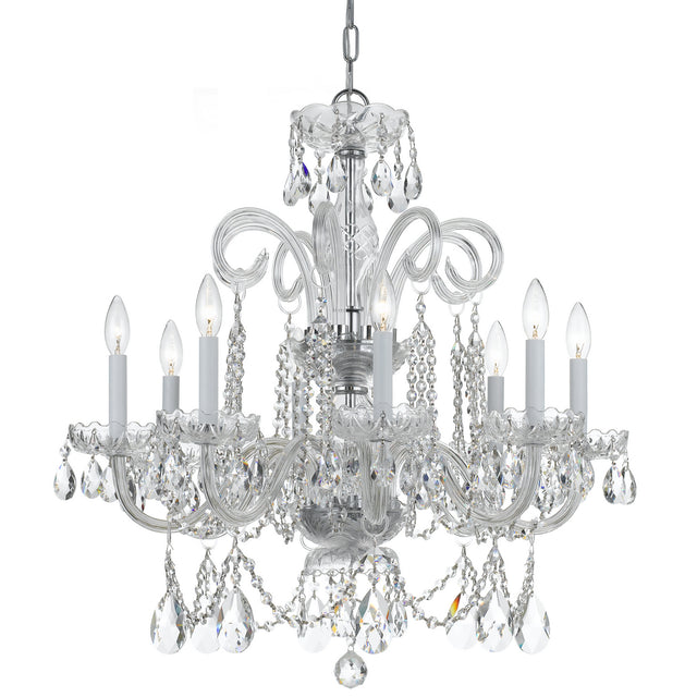 Traditional Crystal Outdoor (Damp) Chandelier by Crystorama