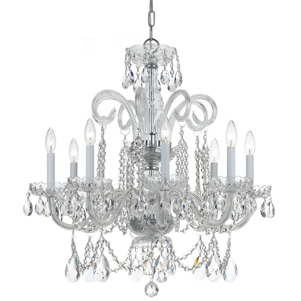 Traditional Crystal Outdoor (Damp) Chandelier by Crystorama