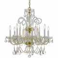 Traditional Crystal Outdoor (Damp) Chandelier by Crystorama