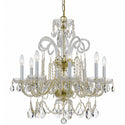 Traditional Crystal Outdoor (Damp) Chandelier by Crystorama
