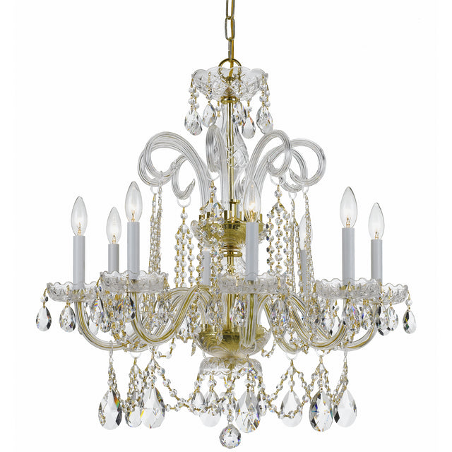 Traditional Crystal Outdoor (Damp) Chandelier by Crystorama