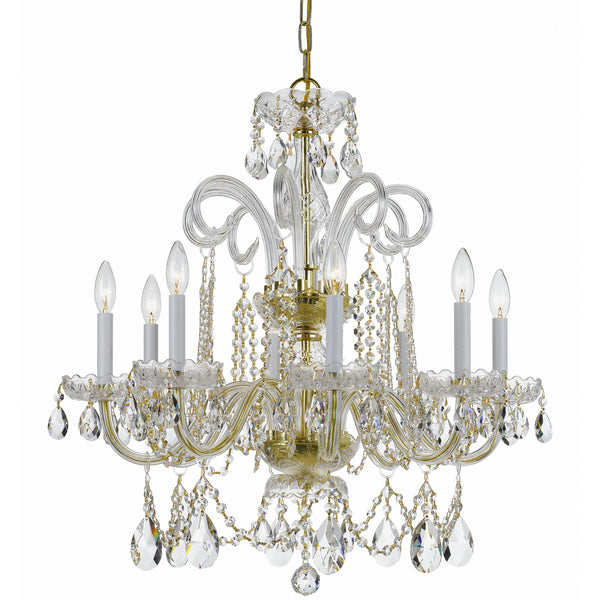 Traditional Crystal Outdoor (Damp) Chandelier by Crystorama