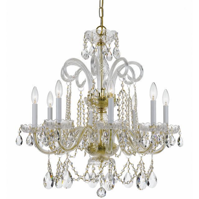 Traditional Crystal Outdoor (Damp) Chandelier by Crystorama