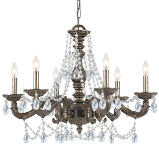 Buy venetian-bronze Paris Market Outdoor (Damp) Chandelier by Crystorama