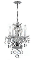 Traditional Crystal Outdoor (Damp) Mini Chandelier by Crystorama