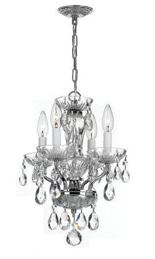 Buy polished-chrome Traditional Crystal Outdoor (Damp) Mini Chandelier by Crystorama