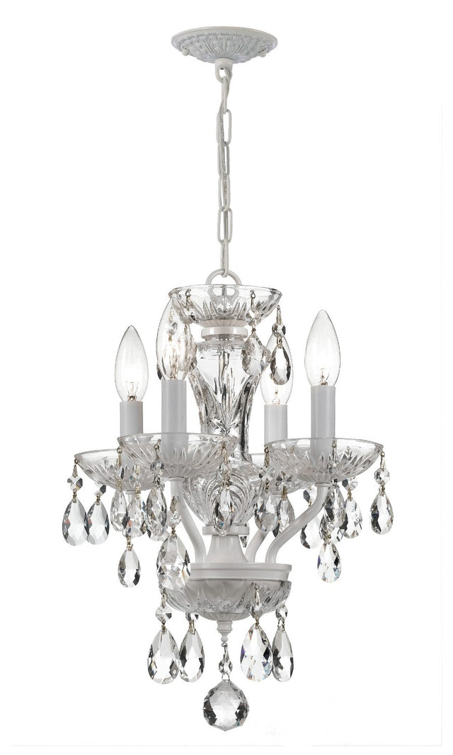 Traditional Crystal Outdoor (Damp) Mini Chandelier by Crystorama