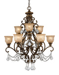 Norwalk Outdoor (Damp) Chandelier by Crystorama