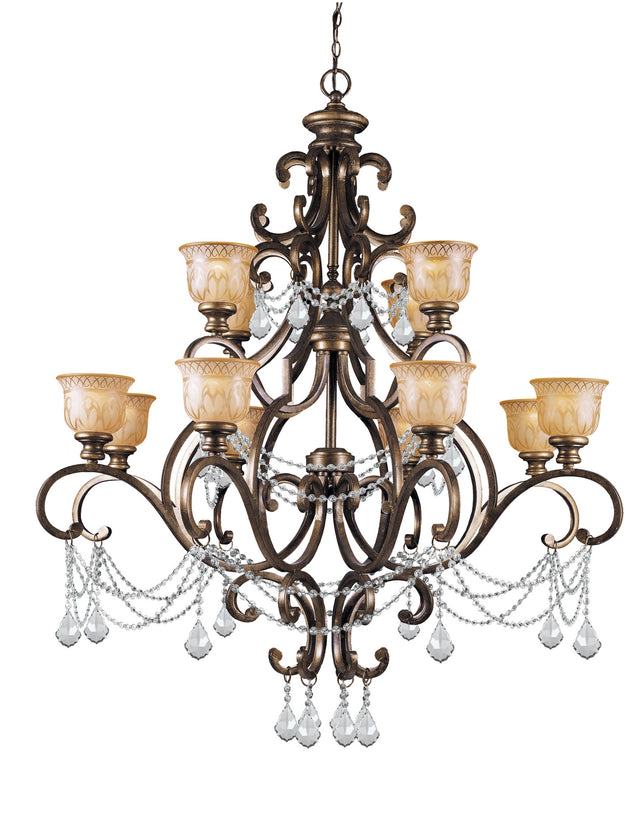 Norwalk Outdoor (Damp) Chandelier by Crystorama