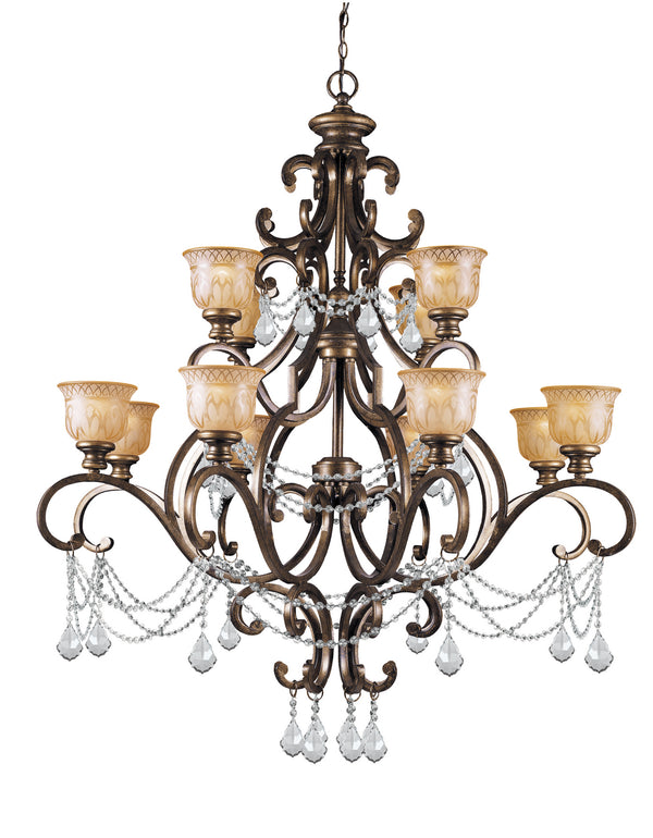 Norwalk Outdoor (Damp) Chandelier by Crystorama