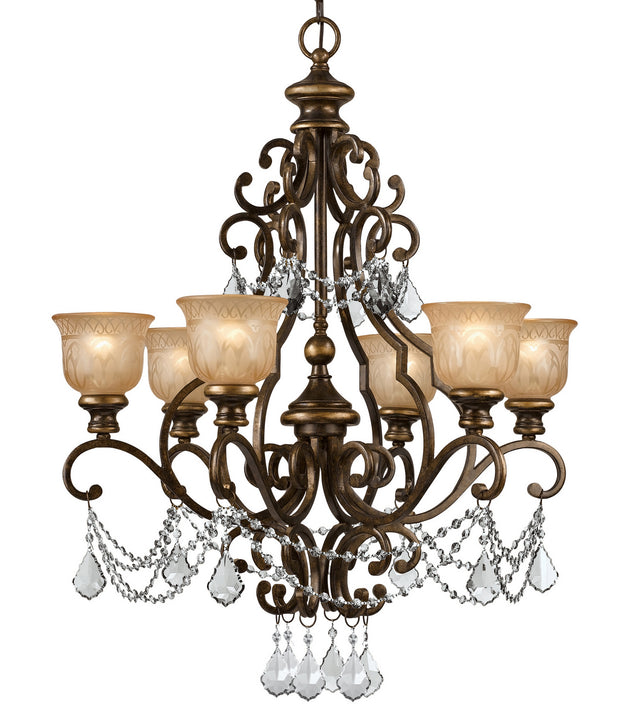 Norwalk Outdoor (Damp) Chandelier by Crystorama