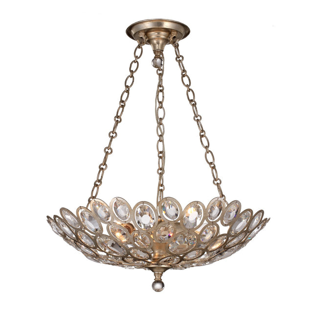 Sterling Outdoor (Damp) Chandelier by Crystorama