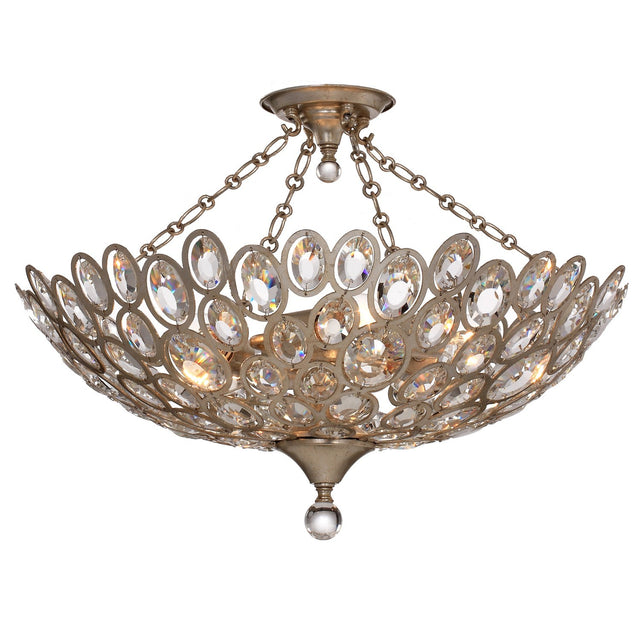 Sterling Outdoor (Damp) Flush Mount Ceiling Light by Crystorama