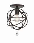 Solaris Outdoor (Damp) Semi-Flush Mount Ceiling Light by Crystorama