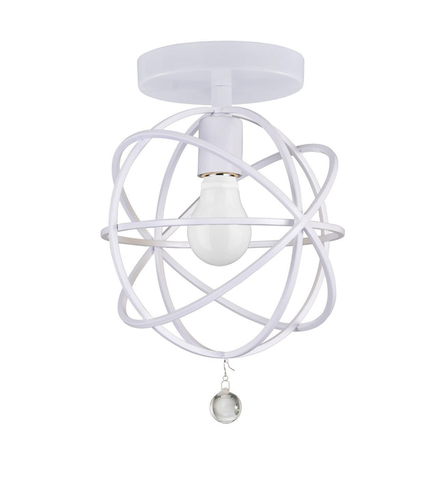 Solaris Outdoor (Damp) Flush Mount Ceiling Light by Crystorama