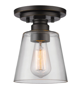 Buy olde-bronze-with-clear-glass-and-clear-shade Annora Flush Mount Ceiling Light by Z-Lite