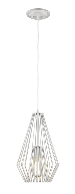Buy gloss-white-and-white-shade Quintus Pendant by Z-Lite