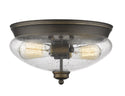Amon Outdoor (Damp) Flush Mount Ceiling Light by Z-Lite