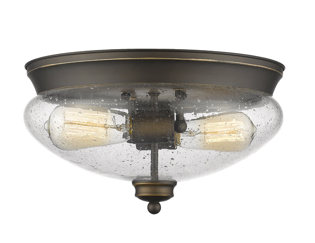 Amon Outdoor (Damp) Flush Mount Ceiling Light by Z-Lite