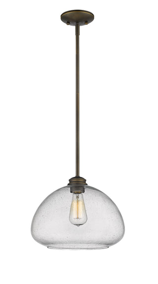 Buy olde-bronze-with-clear-seedy-glass-and-clear-shade Amon Pendant by Z-Lite