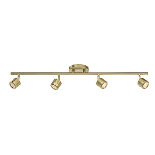 Buy brushed-brass Vector Rail Mounted Fixed Track Light by W.A.C. Lighting