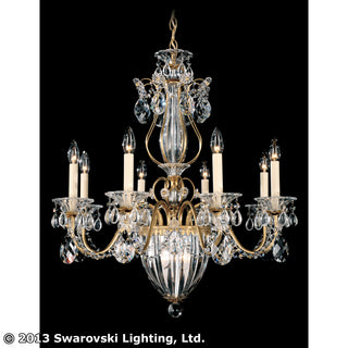 Buy heirloom-gold-with-clear-crystals-from-swarovski-glass Bagatelle Chandelier by Schonbek
