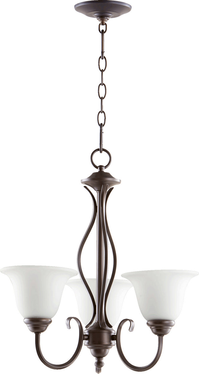 Spencer Outdoor (Damp) Chandelier by Quorum