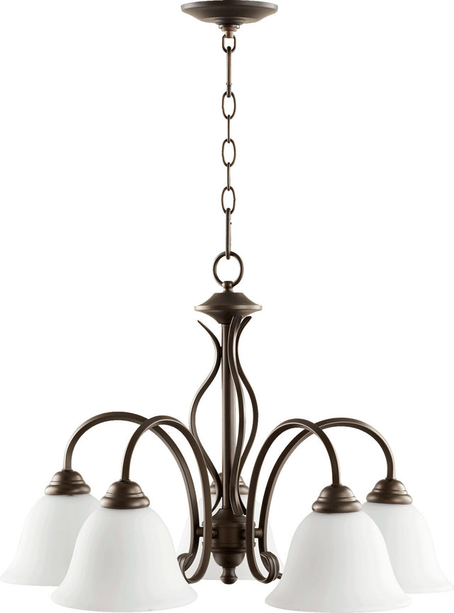 Spencer Outdoor (Damp) Chandelier by Quorum