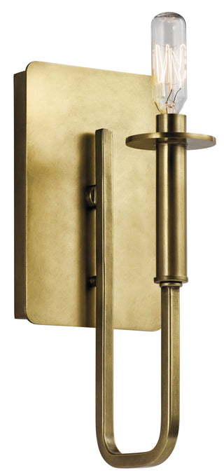 Buy natural-brass Alden Outdoor (Damp) Sconce by Kichler