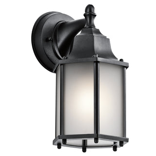 Buy black-with-clear-beveled-glass Chesapeake Outdoor (Wet) Wall Lantern by Kichler