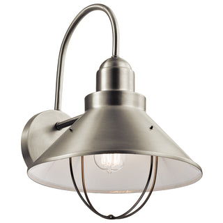 Buy brushed-nickel Seaside Outdoor (Wet) Wall Lantern by Kichler