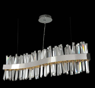 Buy chrome-and-clear-shade Glacier Pendant by Allegri
