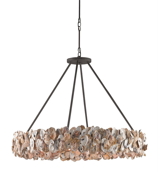 Oyster Shell Collection Chandelier by Currey and Company