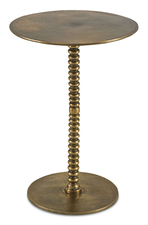 Dasari Brass Accent Table Accent Table by Currey and Company